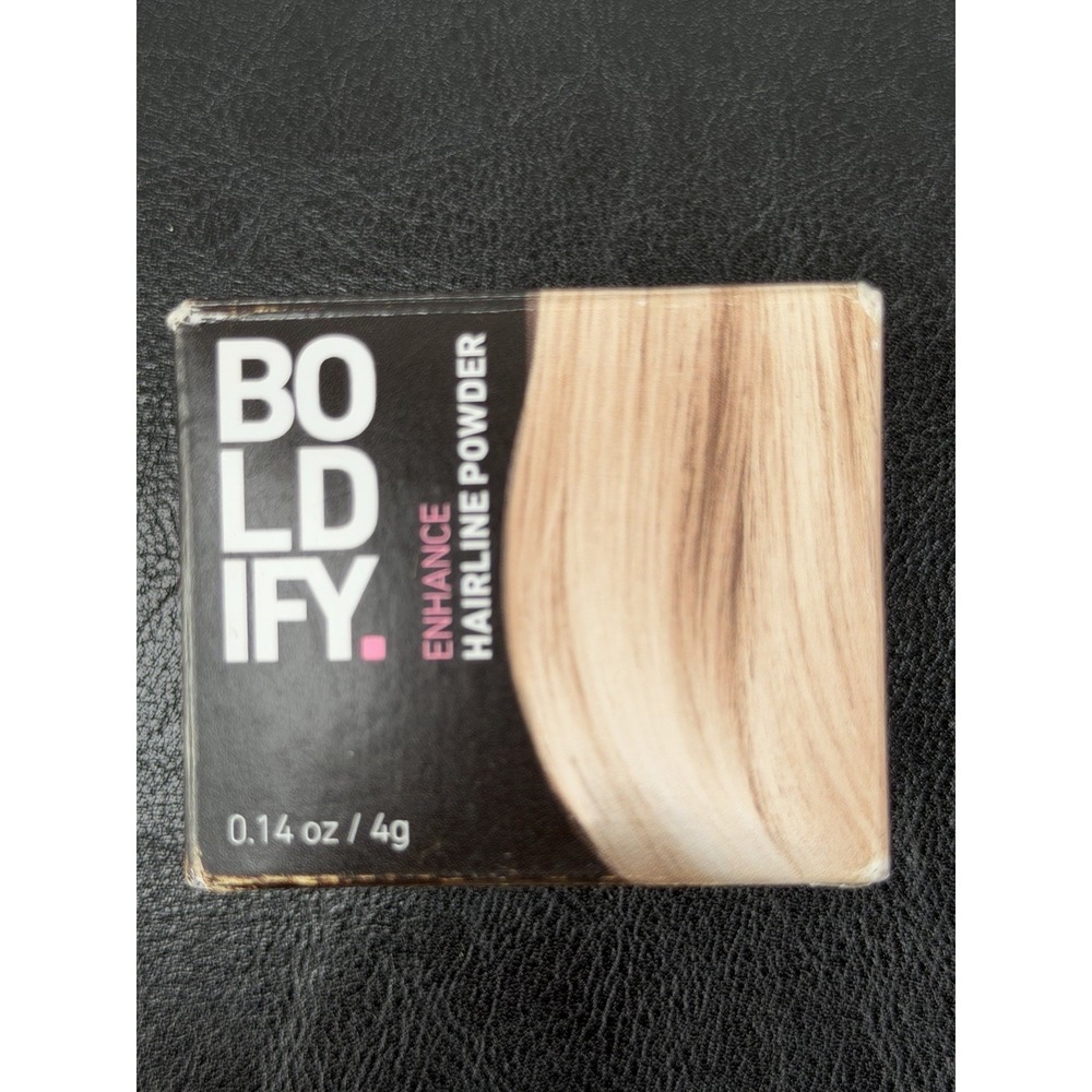 NEW Boldify Enhance Hairline Powder Light Blonde Root Touch Up Hair Fill 0.14 oz